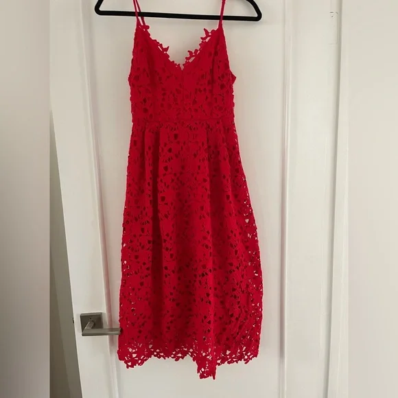 Astr | Dresses | Astr The Label Lace A Line Dress Red | Poshmark Astr | Dresses | Astr The Label Lace A Line Dress Red | Poshmark